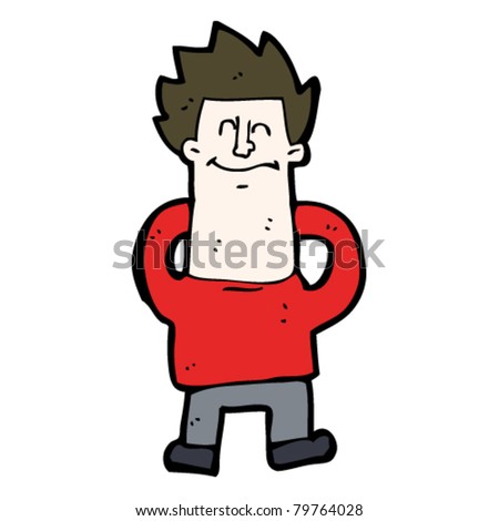 Relaxed Person Cartoon