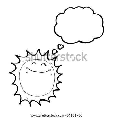 Cartoon Smiling Sun