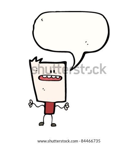 Blockhead Cartoon