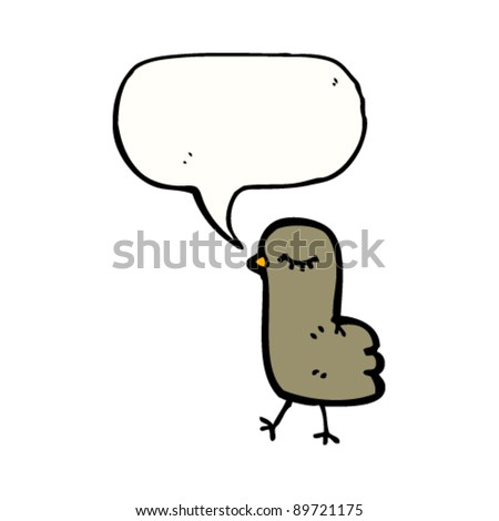 Brown Bird Cartoon