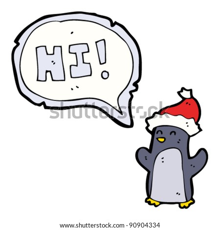 Penguin Saying Hi