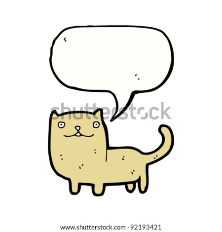 Weird Cat Cartoon Stock Vector Illustration 92193421 : Shutterstock