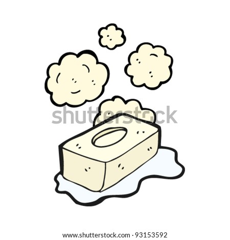 Soap Cartoon Stock Vector Illustration 93153592 : Shutterstock