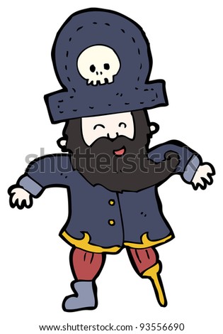 Cartoon Captain Pirate