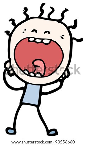 Man Screaming Cartoon