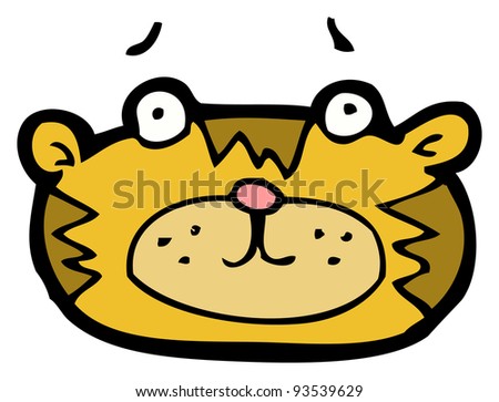 Tiger Cartoon Face