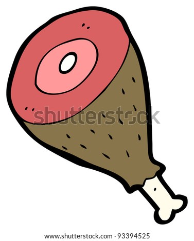 Cartoon Meat (Raster Version) Stock Photo 93394525 : Shutterstock