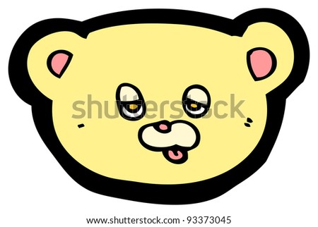 Bear Face Cartoon Stock Photo 93373045 : Shutterstock