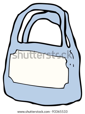 Plastic Bag Cartoon Stock Photo 93365533 : Shutterstock