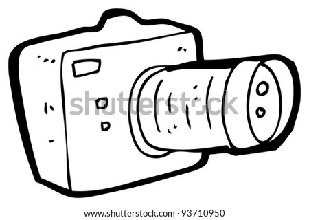 Camera Cartoon (Raster Version) Stock Photo 93710950 : Shutterstock