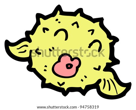 Cartoon Puffer Fish Stock Photo 94758319 : Shutterstock