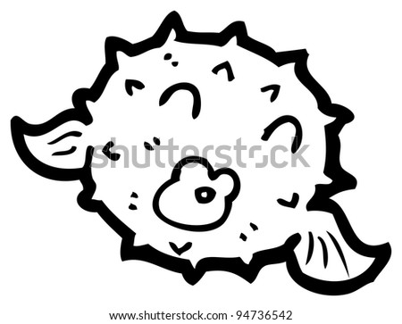 Puffer Fish Cartoon Stock Photo 94736542 : Shutterstock