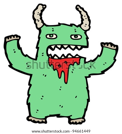 Scary Cartoon Monster