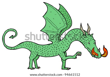 fierce dragon cartoon