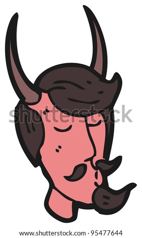 Devil Cartoon Face