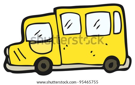 cartoon shuttle bus