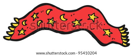 Cartoon Scarf Stock Photo 95410204 : Shutterstock