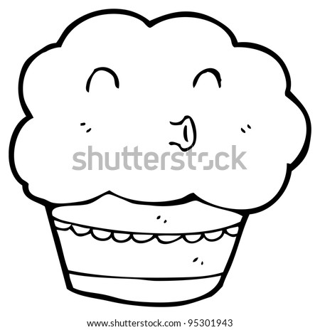 A Cartoon Muffin