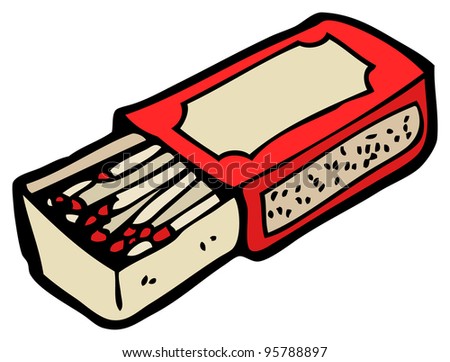 Cartoon Matchbox (Raster Version) Stock Photo 95788897 : Shutterstock