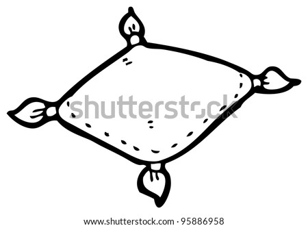 Cartoon Pillow Stock Photo 95886958 : Shutterstock