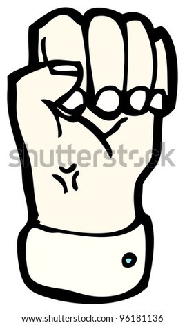 Cartoon Fist Stock Photo 96181136 : Shutterstock