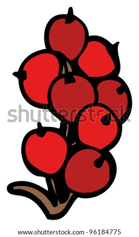 Cartoon Berries Stock Photo 96184775 : Shutterstock