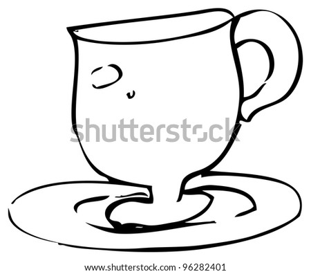 teacup drawing