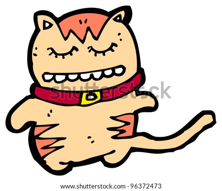 Funny Cat Cartoon Stock Photo 96372473 : Shutterstock