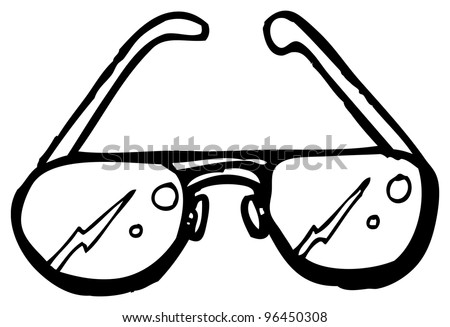 Sunglasses Cartoon Stock Photo 96450308 : Shutterstock