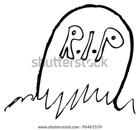 Cartoon Grave Stock Photo 96463559 : Shutterstock