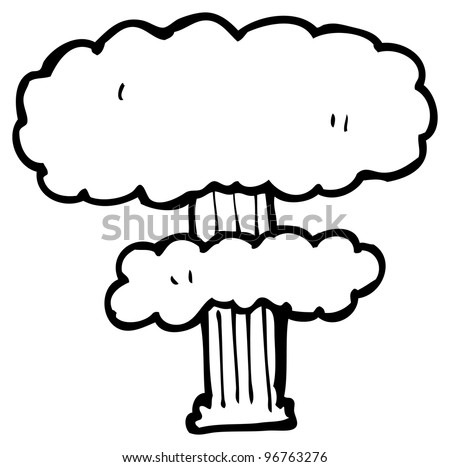 Cartoon Nuclear Explosion Stock Photo 96763276 : Shutterstock