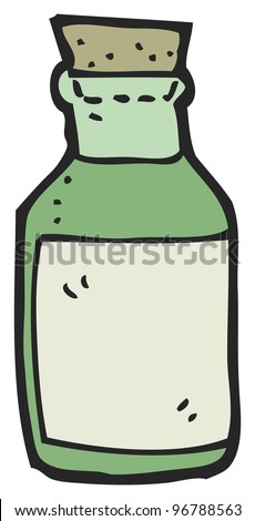 Cartoon Little Medicine Bottle Stock Photo 96788563 : Shutterstock