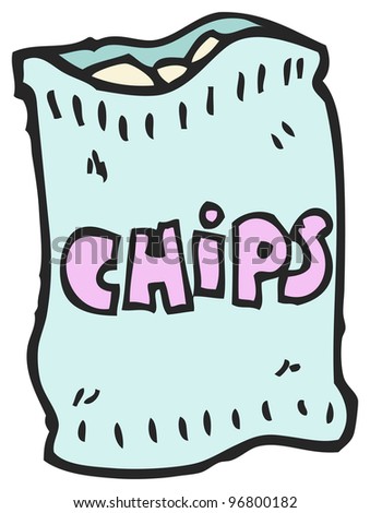 Cartoon Chip Bag