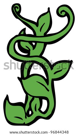 Cartoon Vine Stock Photo 96844348 : Shutterstock