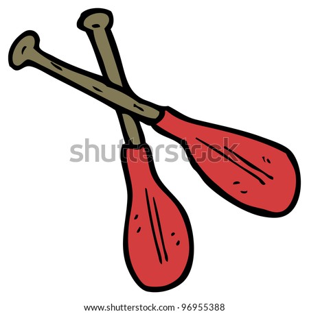 Cartoon Oar