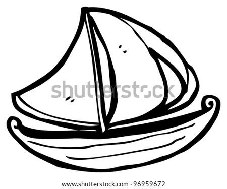 Sailing Boat Cartoon