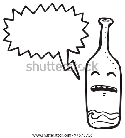 cartoon bottle