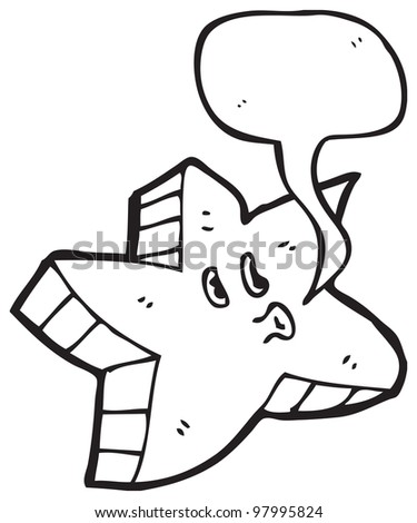 Star Shape Cartoon Character Whistling Stock Photo 97995824 : Shutterstock