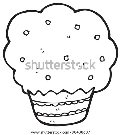 A Cartoon Muffin