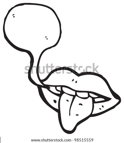 Cartoon Talking Mouth Stock Photo 98515559 : Shutterstock