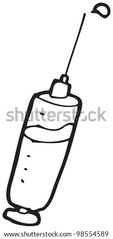 Cartoon Medical Injection Stock Photo 98554589 : Shutterstock