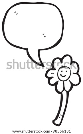Cartoon Flower Scene