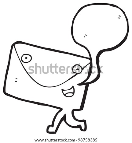 A Cartoon Envelope