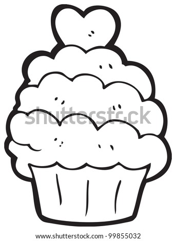 Cartoon Cupcake