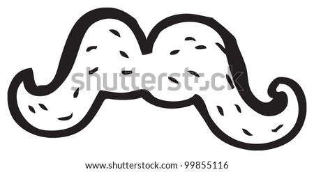 Huge Mustache Cartoon Stock Photo 99855116 : Shutterstock