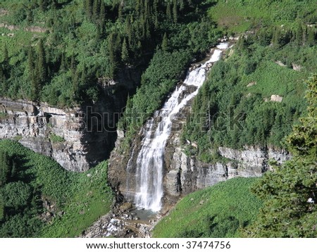 Glacier National Park - waterfall