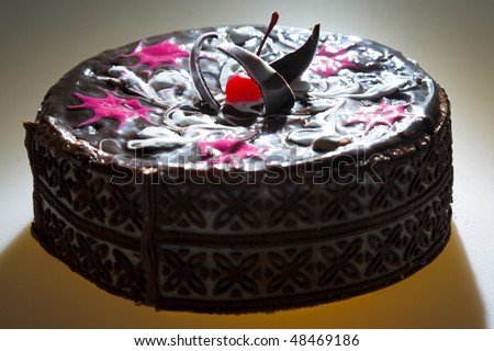 nice cake isolated on the white background