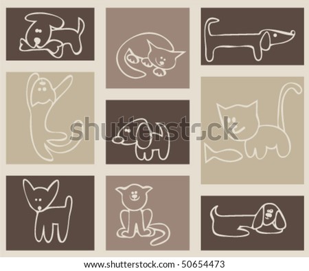 Childrens Cat Drawings