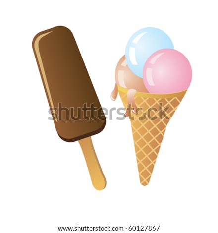 Ice-Pie-Models Ice Pie Models http://www.shutterstock.com/pic-60127867/stock-vector ...