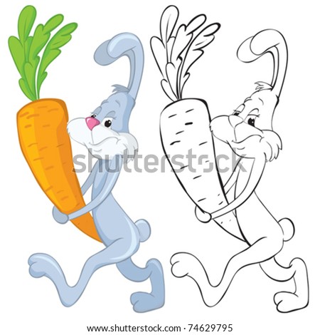 Carrots Outline